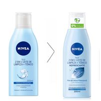 Leite de Limpeza e Tônico Facial Nivea Loção 2 em 1 - 200ml