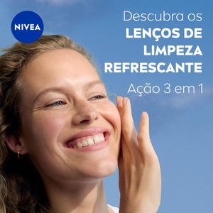 Lenços De Limpeza Demaquilante Nivea 3 Em 1 Ação Refrescante 25 Unidades