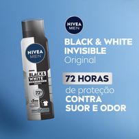 Desodorante Antitranspirante Aerosol Nivea Men Invisible Black & White 150ml