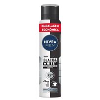 Desodorante Antitranspirante Aerosol Nivea Men Black & White Invisible Original 200ml