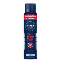 Desodorante Antitranspirante Aerosol Nivea Men Active Dry Impact 200ml