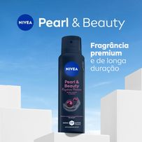 Desodorante Antitranspirante Aerossol Nivea Pearl & Beauty Fragrância Premium 150ml