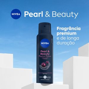 Desodorante Antitranspirante Aerossol Nivea Pearl & Beauty Fragrância Premium 150ml