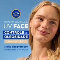 Protetor Solar Nivea Sun UV Face Controle de Olesidade FPS60 Cor Clara 50ml