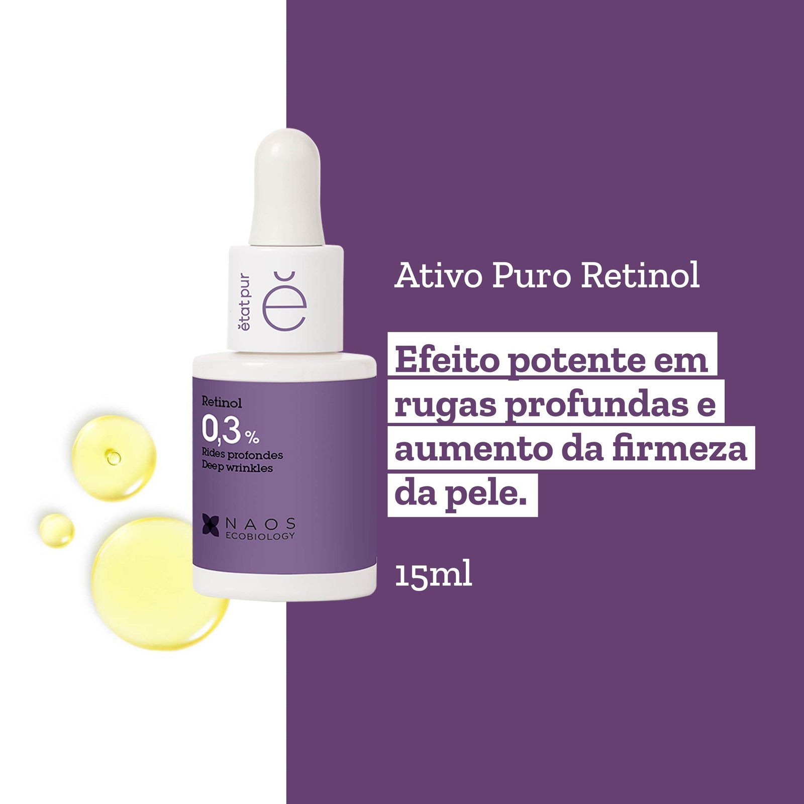 Retinol 0,3% Ativo Puro Etat Pur 15ml