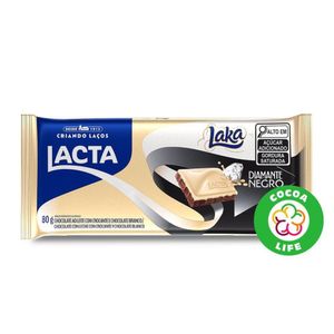 Chocolate Lacta Diamante Negro Laka 80g