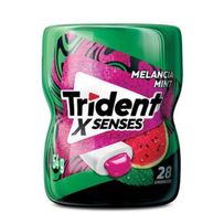 Goma De Mascar Trident X Senses Melancia Mint 54g Com 28 Unidades