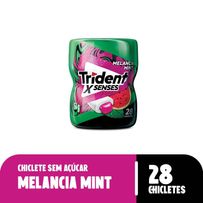 Goma De Mascar Trident X Senses Melancia Mint 54g Com 28 Unidades