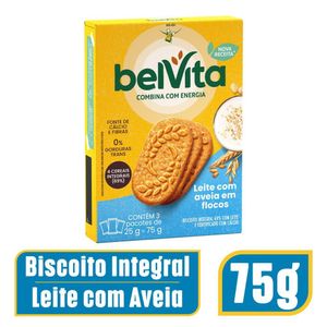 Biscoito Belvita Leite e Aveia 75g