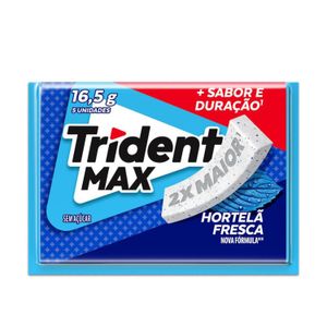 Goma De Mascar Trident Max Hortelã Fresca 16,5g