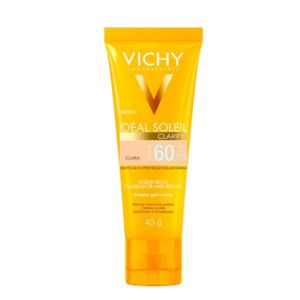 Protetor Solar Facial Vichy Idéal Soleil Clarify FPS60 Cor Clara 40g