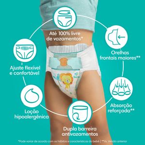Fralda Pampers Confort Sec G 70 unidades
