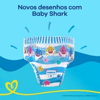 Fraldas Descartáveis Para Água Pampers Splashers Baby Shark G 11 Unidades