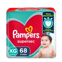 Fralda Pampers Supersec Xg 68 Unidades