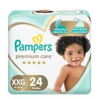 Fraldas Pampers Premium Care XXG 24 Unidades