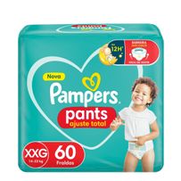 Fralda Pampers Pants Ajuste Total  XXG 60 unidades