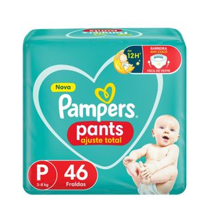 Fralda Pampers Pants Ajuste Total P 46 Unidades