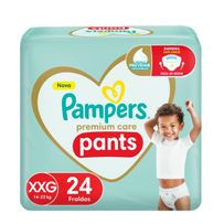 Fralda Pampers Premium Care Pants XXG 24 unidades