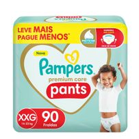 Fralda Pampers Premium Care Pants Xxg 90 Unidades