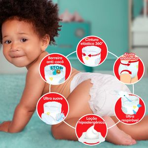 Fralda Pampers Pants Premium Care XG 64 unidades