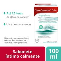 Sabonete íntimo em Gel Gino-Canesten Calm Bayer 100ml