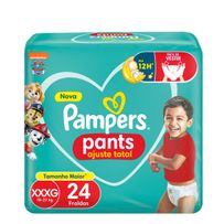 Fralda Pampers Pants Ajuste Total XXXG 24 Unidades