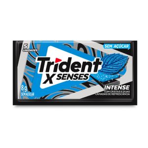 Goma De Mascar Trident XSenses Intense Sem Açúcar 8g