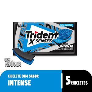 Goma De Mascar Trident XSenses Intense Sem Açúcar 8g