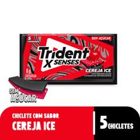 Goma De Mascar Trident XSenses Cereja Sem Açúcar 8g