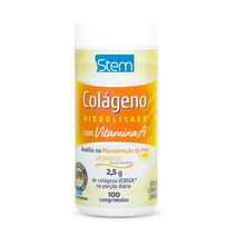 Colágeno Hidrolisado Com Vitamina A Stem 100 Comprimidos