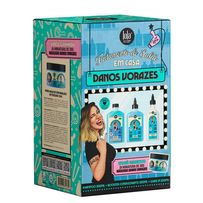 Kit Lola Danos Vorazes Shampoo 250ml + Booster Condicionante 250ml + Leave In 200ml