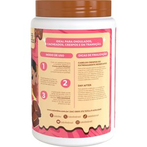 Creme para Pentear Salon Line Kids Cachinhos Nutrição Chocolate 1kg