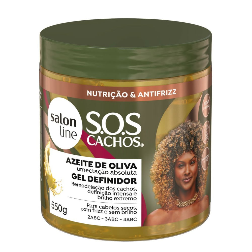 Gel Definidor Salon Line Azeite de Oliva 550g