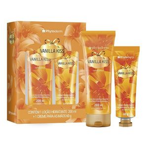 Kit Phytoderm Vanilla Kiss Loção Hidratante 200ml + Creme para as Mãos 60g