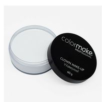 Clown Make-UP Colormake Waterproof Branco 60g