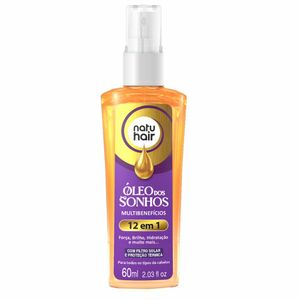 Óleo dos Sonhos Natuhair 12 em 1 Multibenefícios 60ml