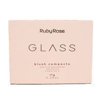 Blush Compacto Ruby Rose Glass GB70 11g