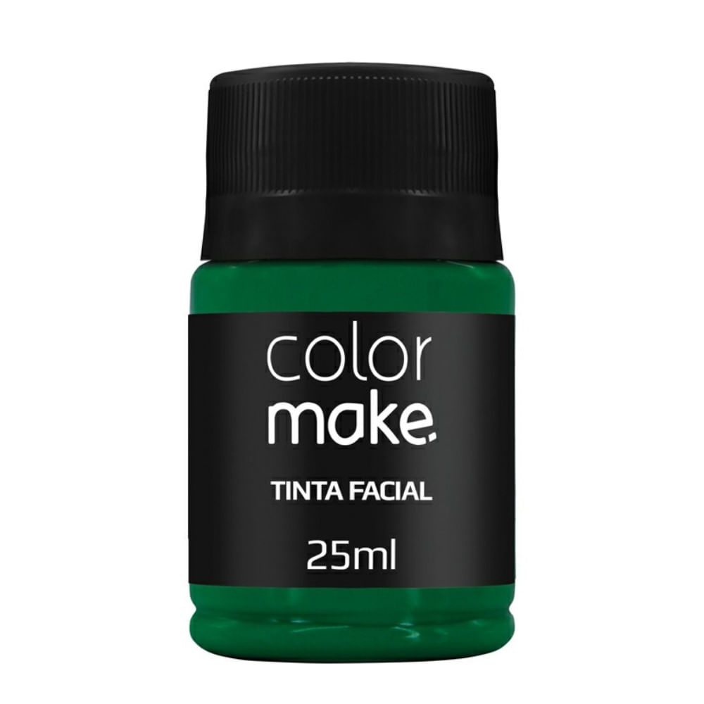 Tinta Líquida Facial Colormake Verde 25ml