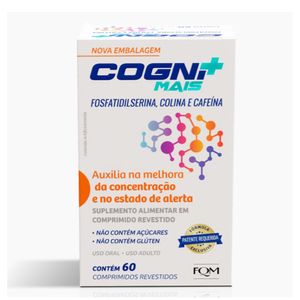 Cogni Mais Suplemento para Auxílio da Concentração e Memória 60 comprimidos