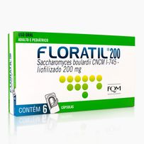 Floratil 200mg Fqm 6 Cápsulas Gel Dura