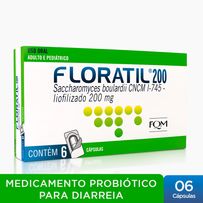Floratil 200mg Fqm 6 Cápsulas Gel Dura