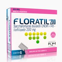 Floratil 200mg Fqm em Pó 6 Envelopes