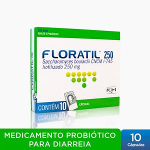 Floratil At 250mg Fqm 10 Cápsulas Gel Dura