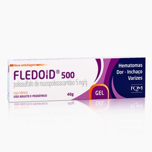 Gel para Hematomas, Dor, Inchaço e Varizes Fledoid 500 - 40g