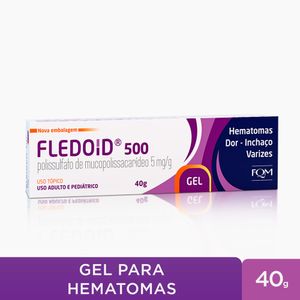 Gel para Hematomas, Dor, Inchaço e Varizes Fledoid 500 - 40g