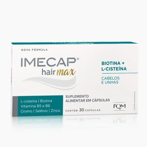 Vitaminas para Cabelos e Unhas com Cisteína Imecap Hair Max 30 Cápsulas