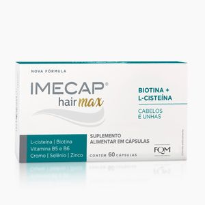 Vitaminas para Cabelos e Unhas com Cisteína Imecap Hair Max 60 Cápsulas