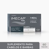 Vitaminas para Cabelos e Barbas do Homem Imecap Hair Men 60 Cápsulas