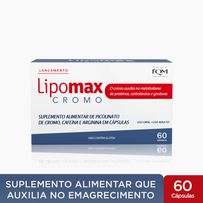 Suplemento Alimentar Lipomax Cromo 60 Cápsulas