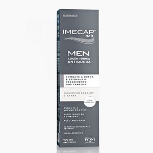 Loção Antiqueda Imecap Hair Men Estimula o Crescimento do Cabelo e Barba 100ml